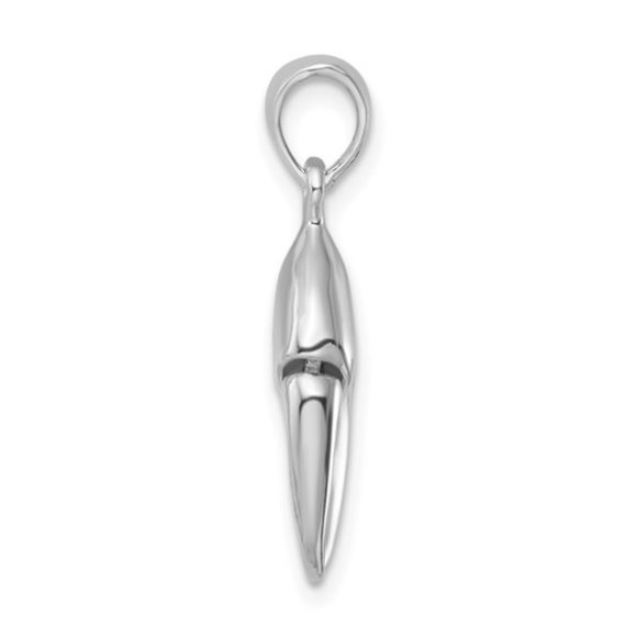 Sterling Silver 3-D moveable Claw Pendant - Picture 4 of 6